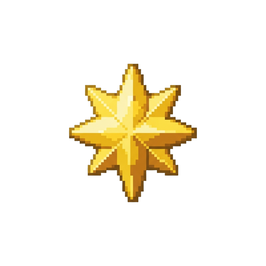 Bright Yellow Starbursts