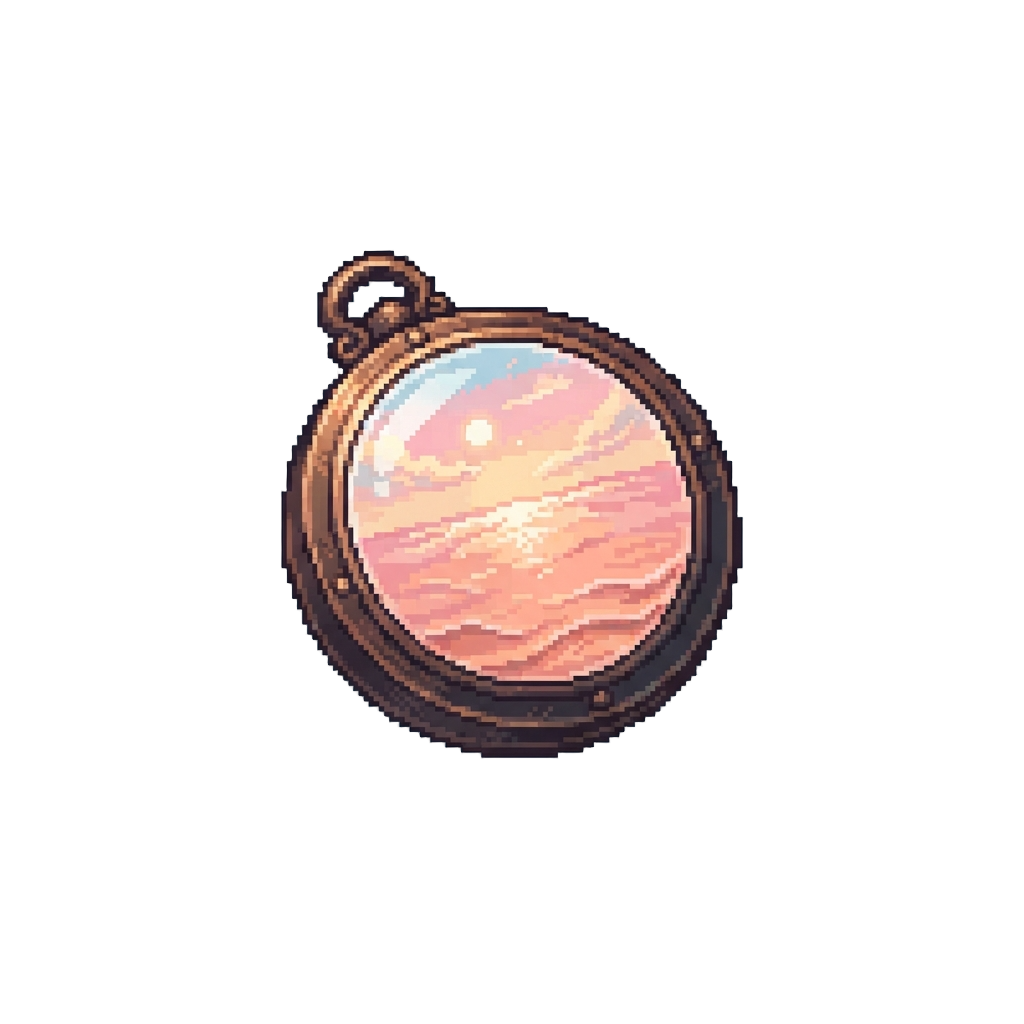 A Mirror-like Sky Reflection Across Pastel Pink Sunset Water