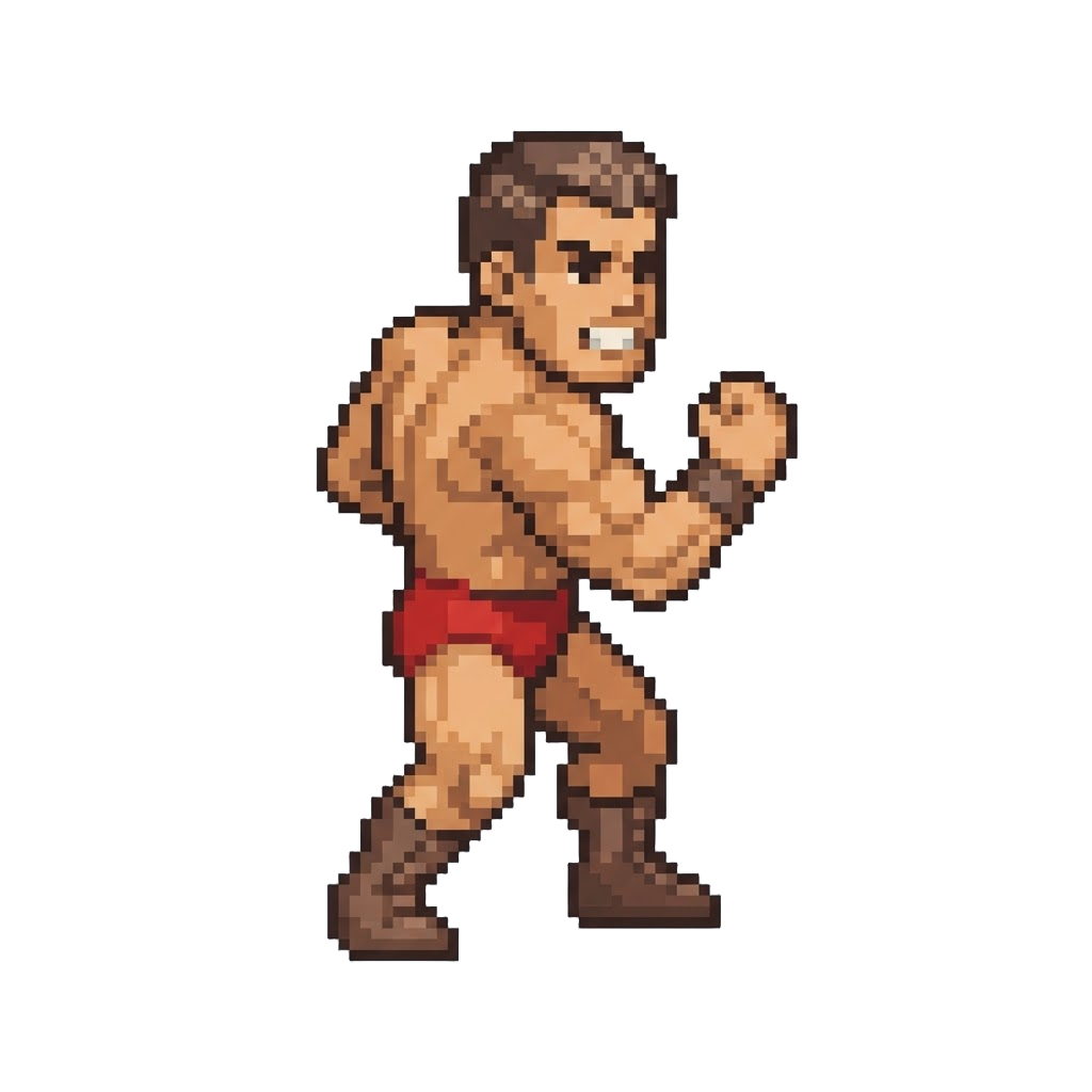 A Champion Most-muscular Flex with Jaw Clenched