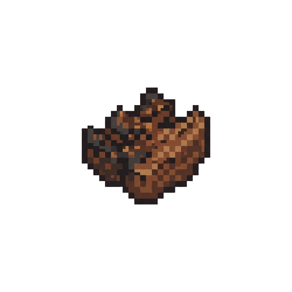 Shrivelled Burnt Crust Crumbs