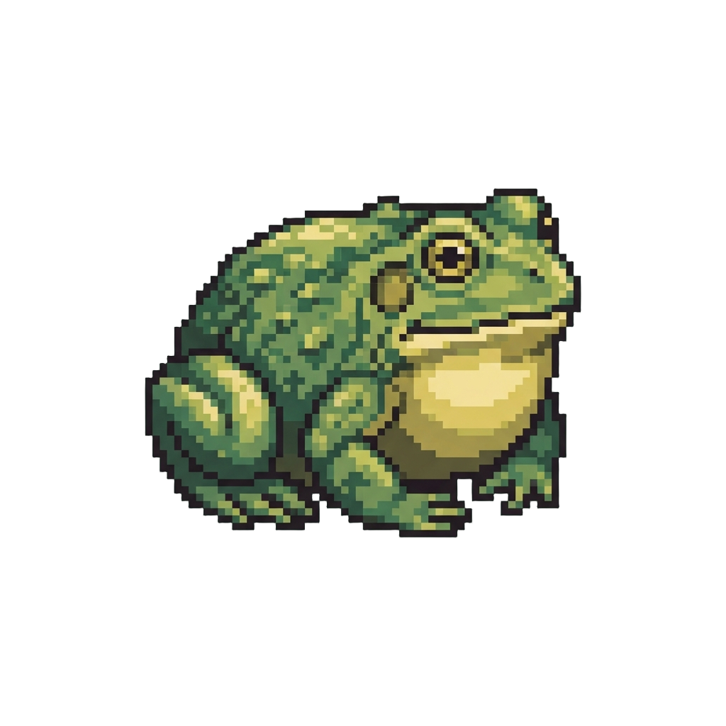 A Giant Chubby Bullfrog
