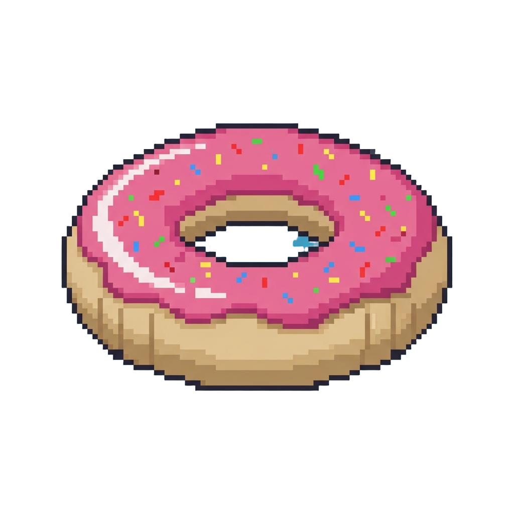 A Giant Sprinkles Donut Pool Ring