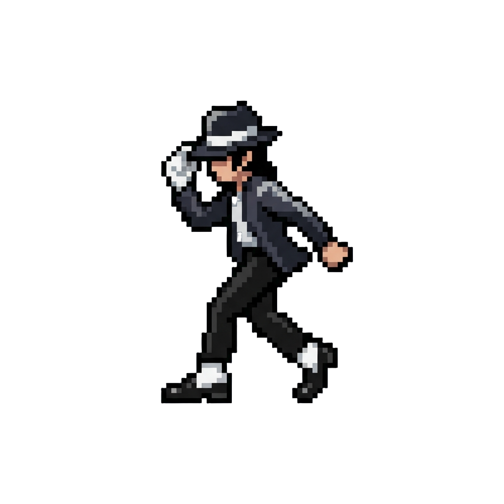 A Slick Moonwalk Down the Aisle