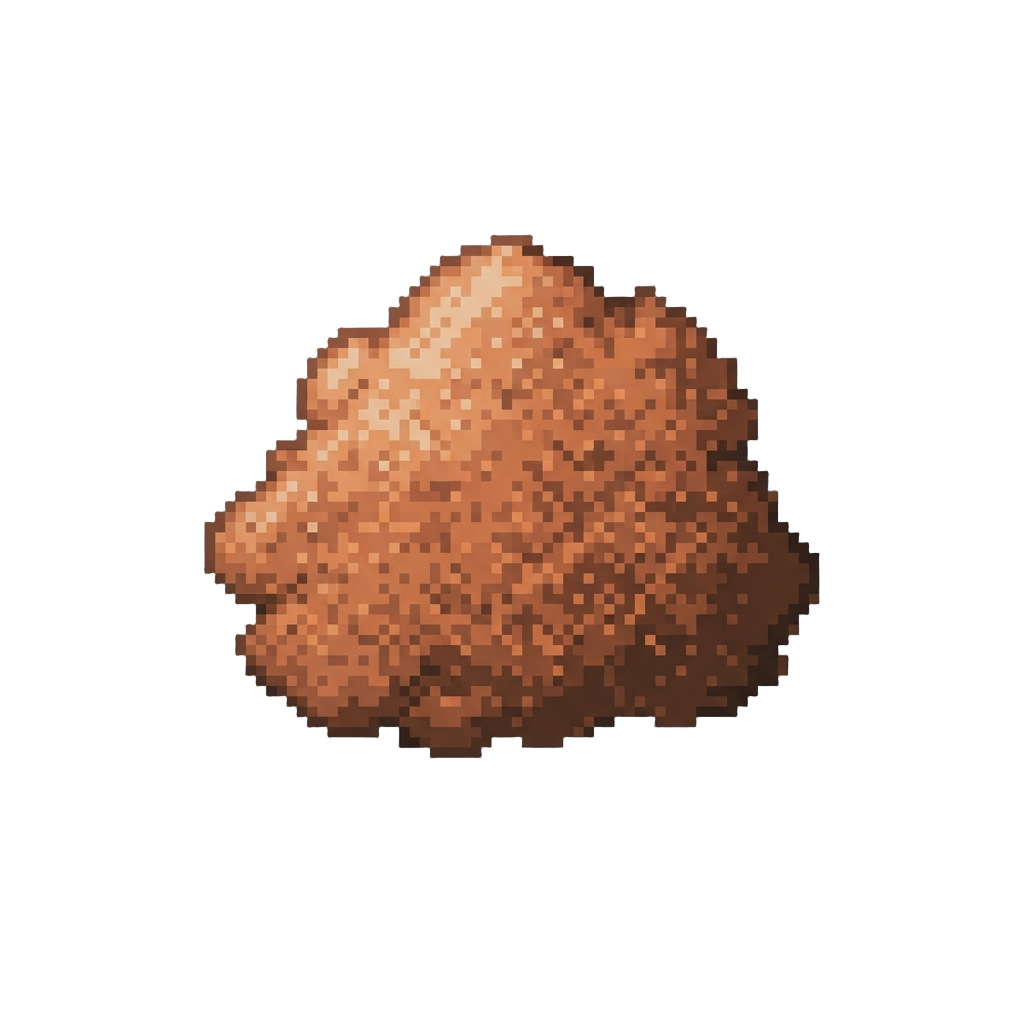 A Fine Cloud of Copper-colored Rust Powder