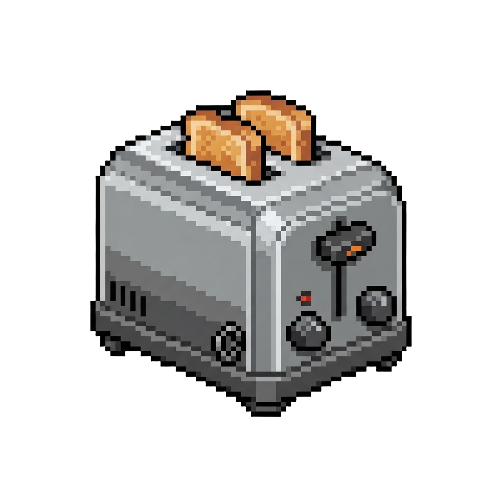 An Enormous Chrome Toaster