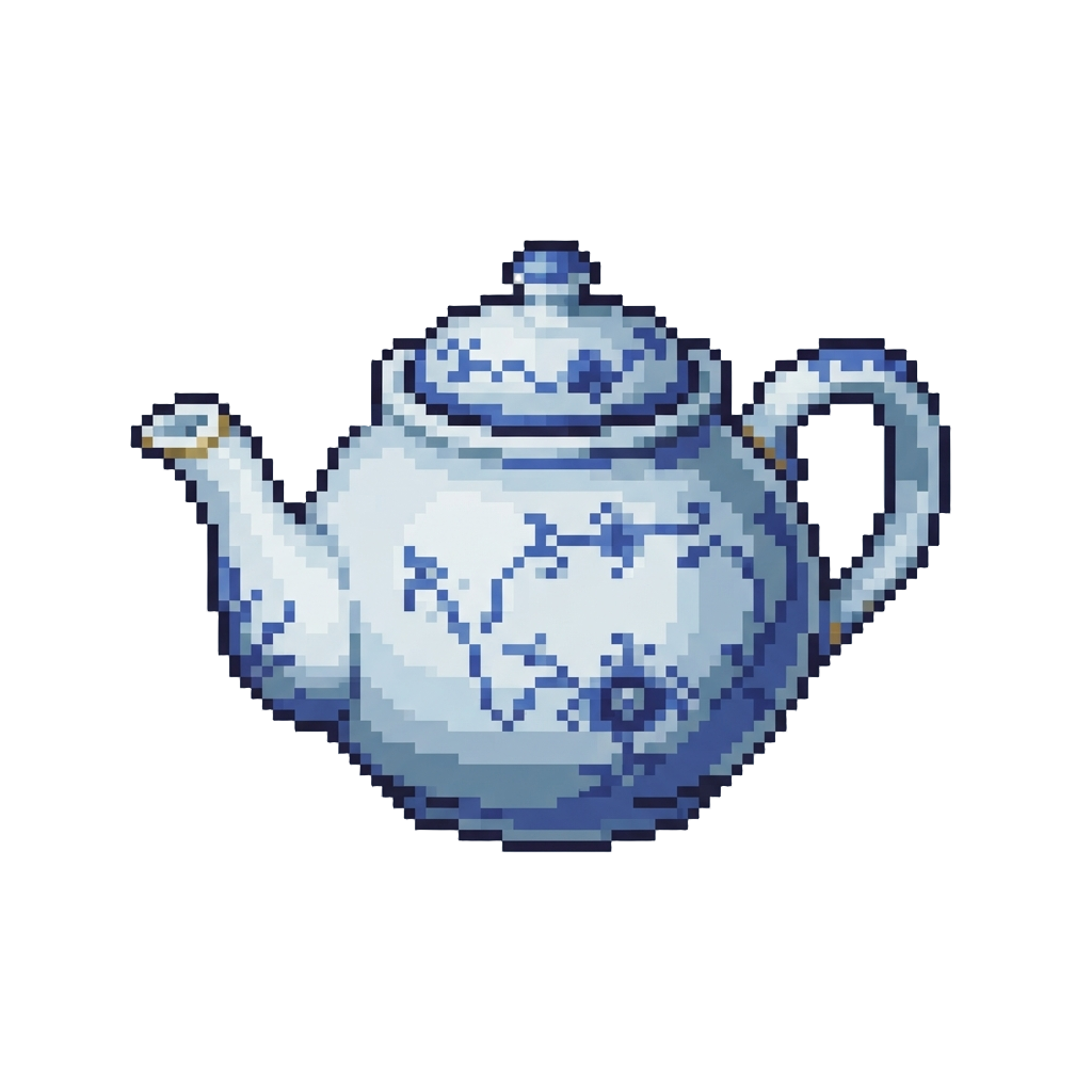 A Massive Porcelain Teapot