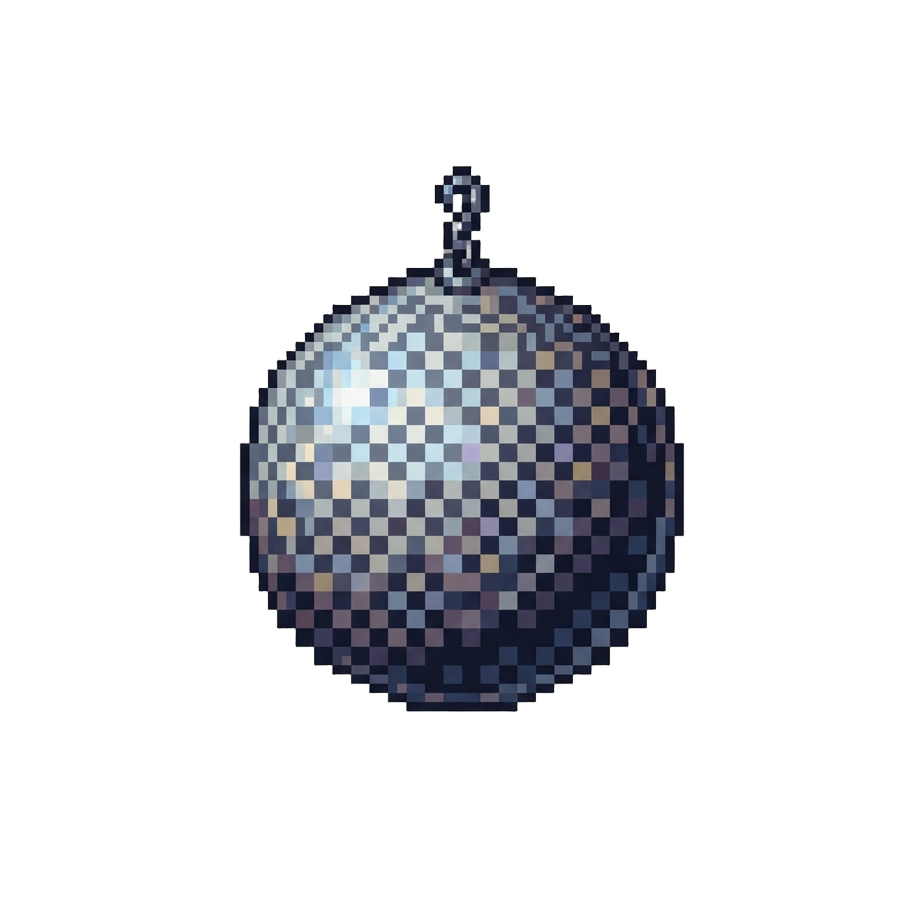 A Giant Sparkly Disco Ball