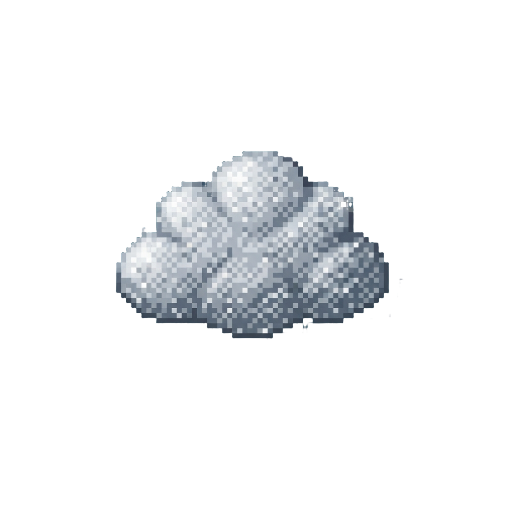 A Sparkling Cloud of Silver Glitter Dust