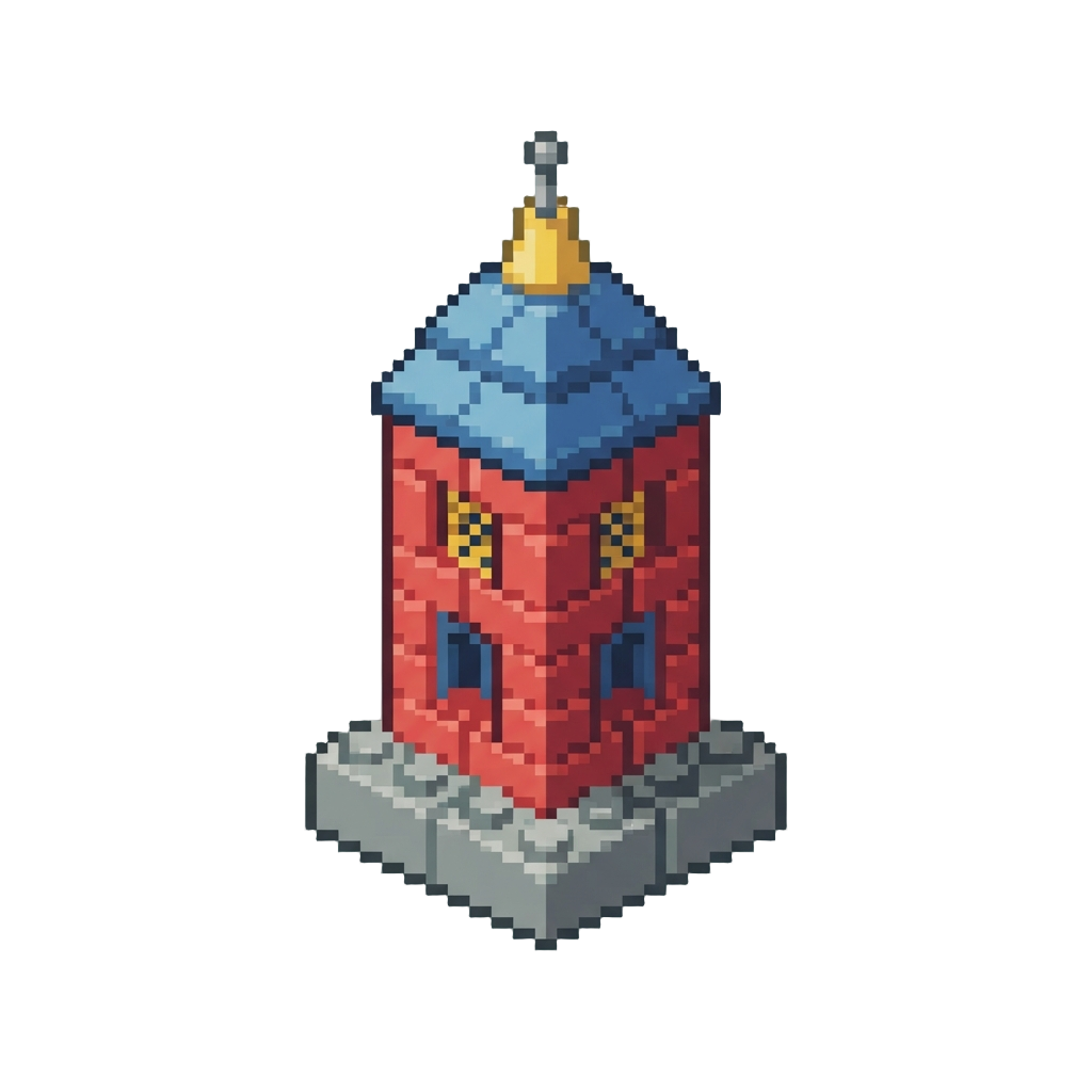 A Micro-scale Toy Brick Tower
