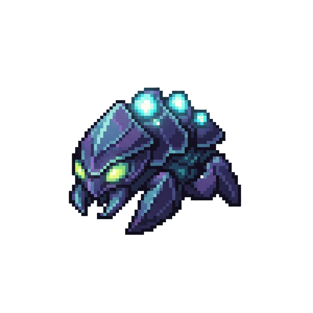 A Glowing Hyper-dimensional Alien Apex Stalker
