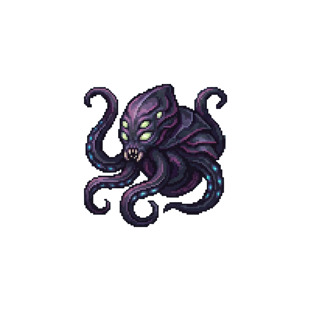 A Tentacled Shadow-phase Alien Invader