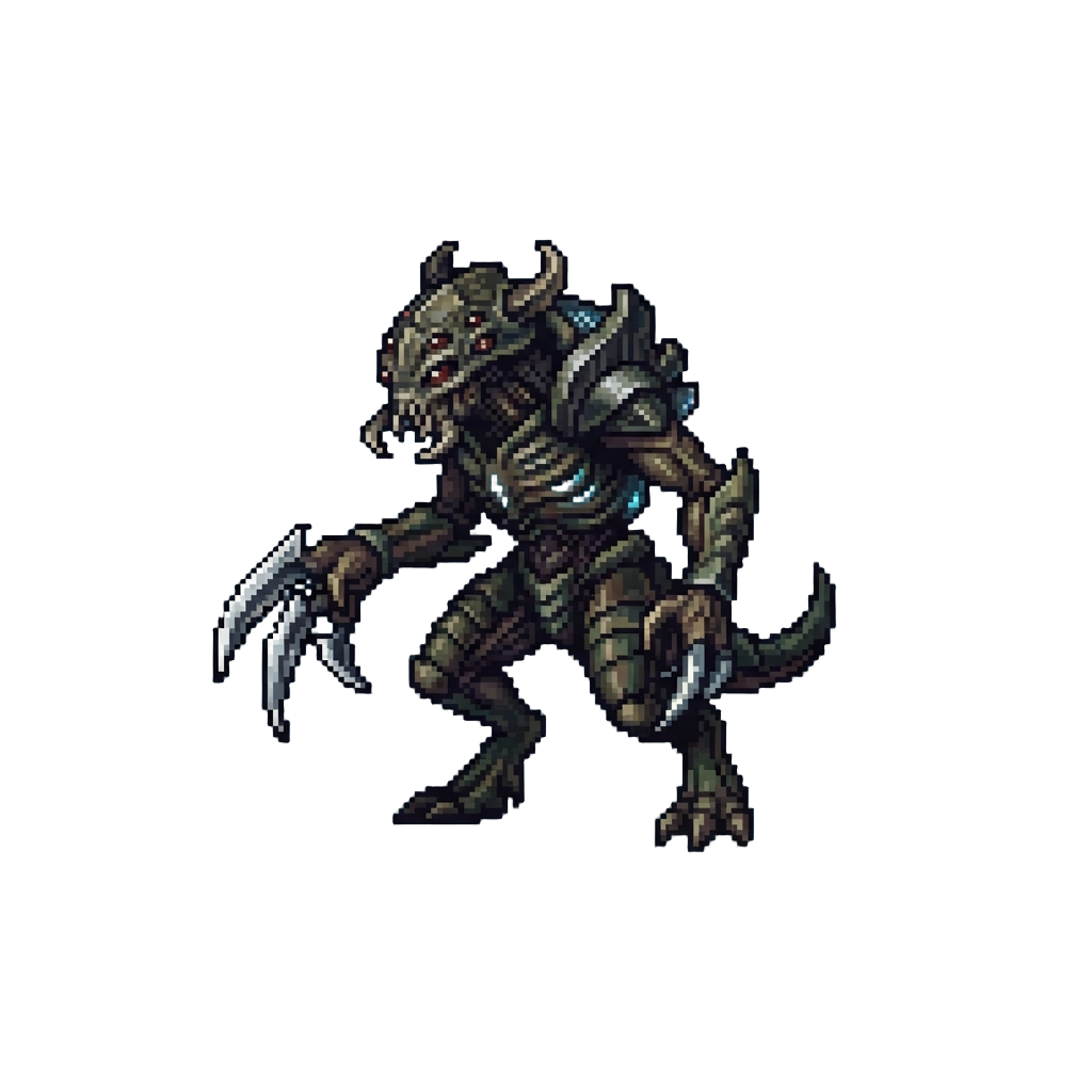 A Razor-clawed Alien Hunter Unit