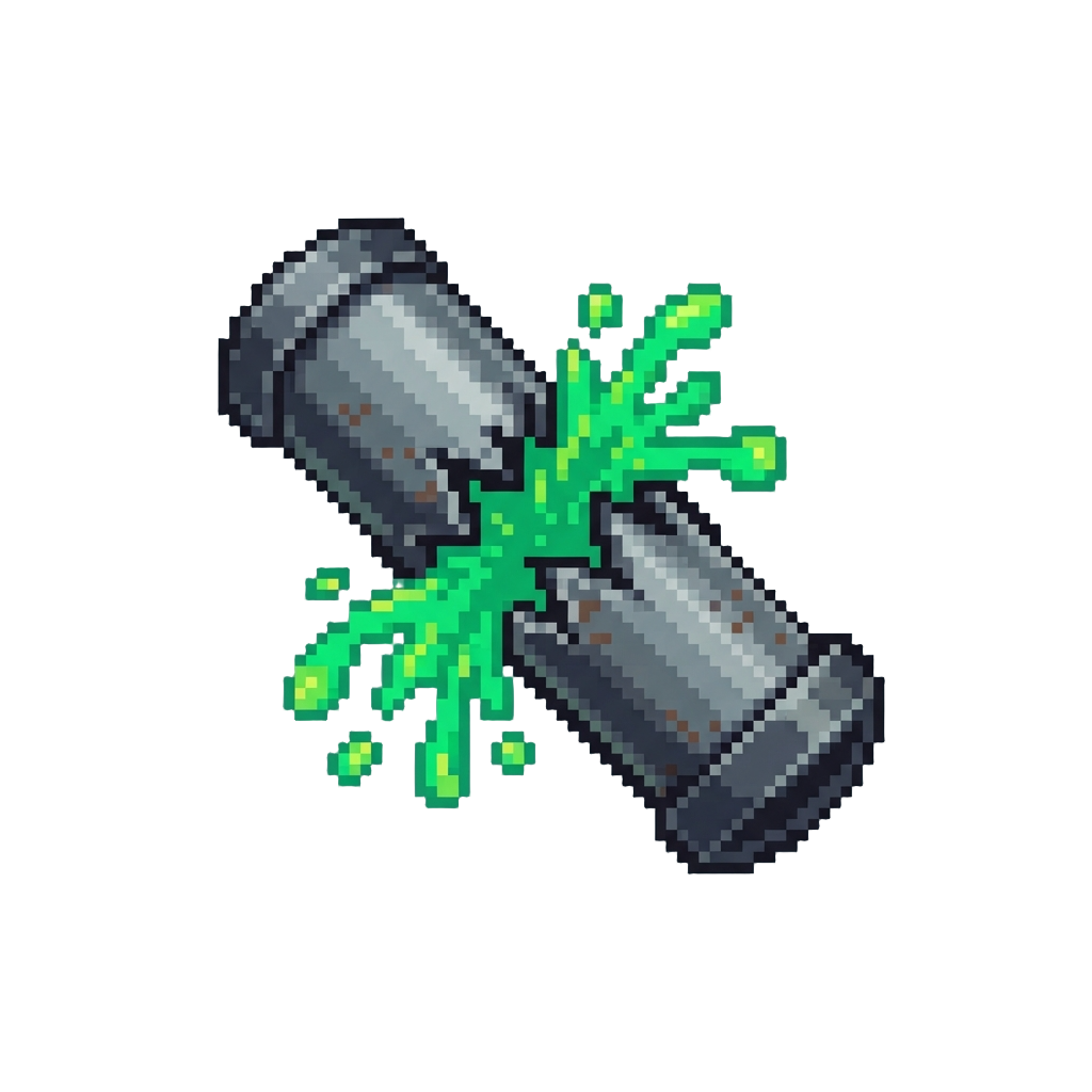 A Bursting Acid Coolant Pipe