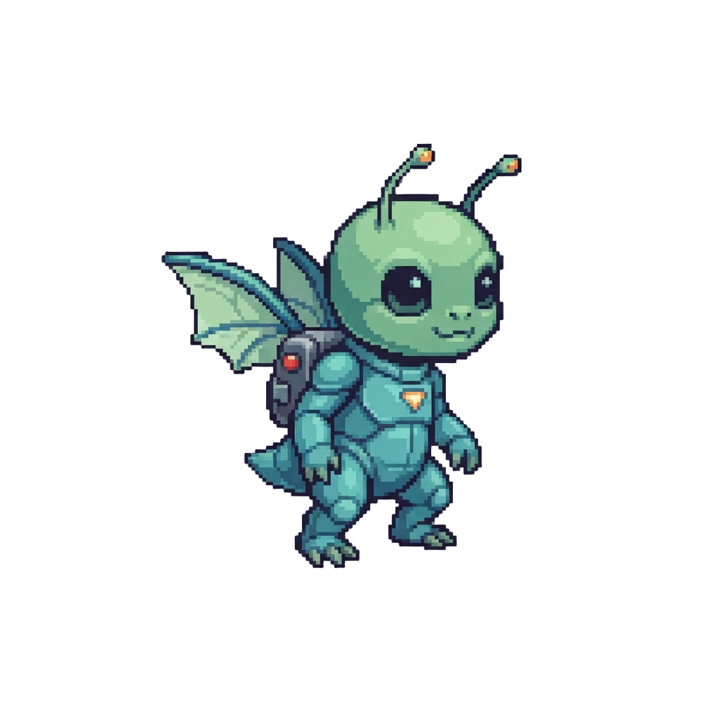 A Miniature Friendly Alien Scout Hatchling