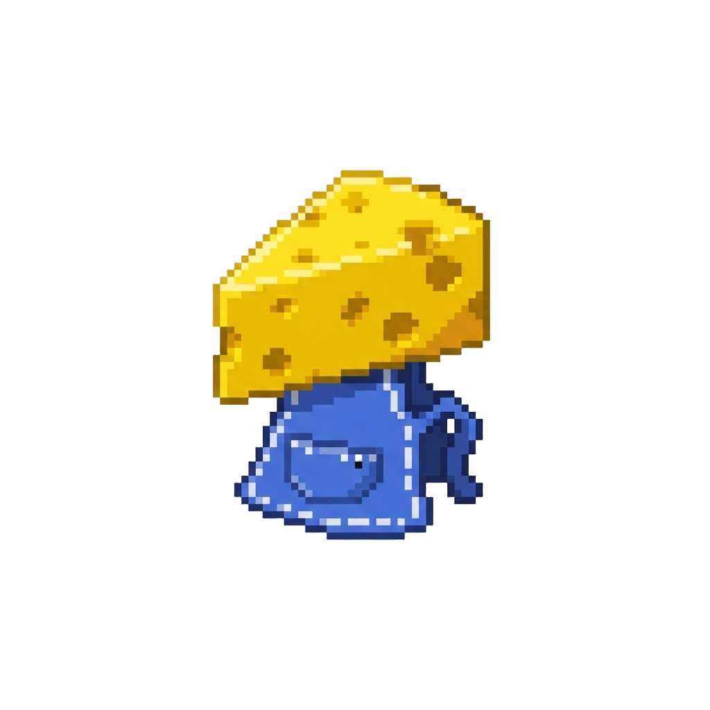 A Giant Foam Cheese Head and Apron