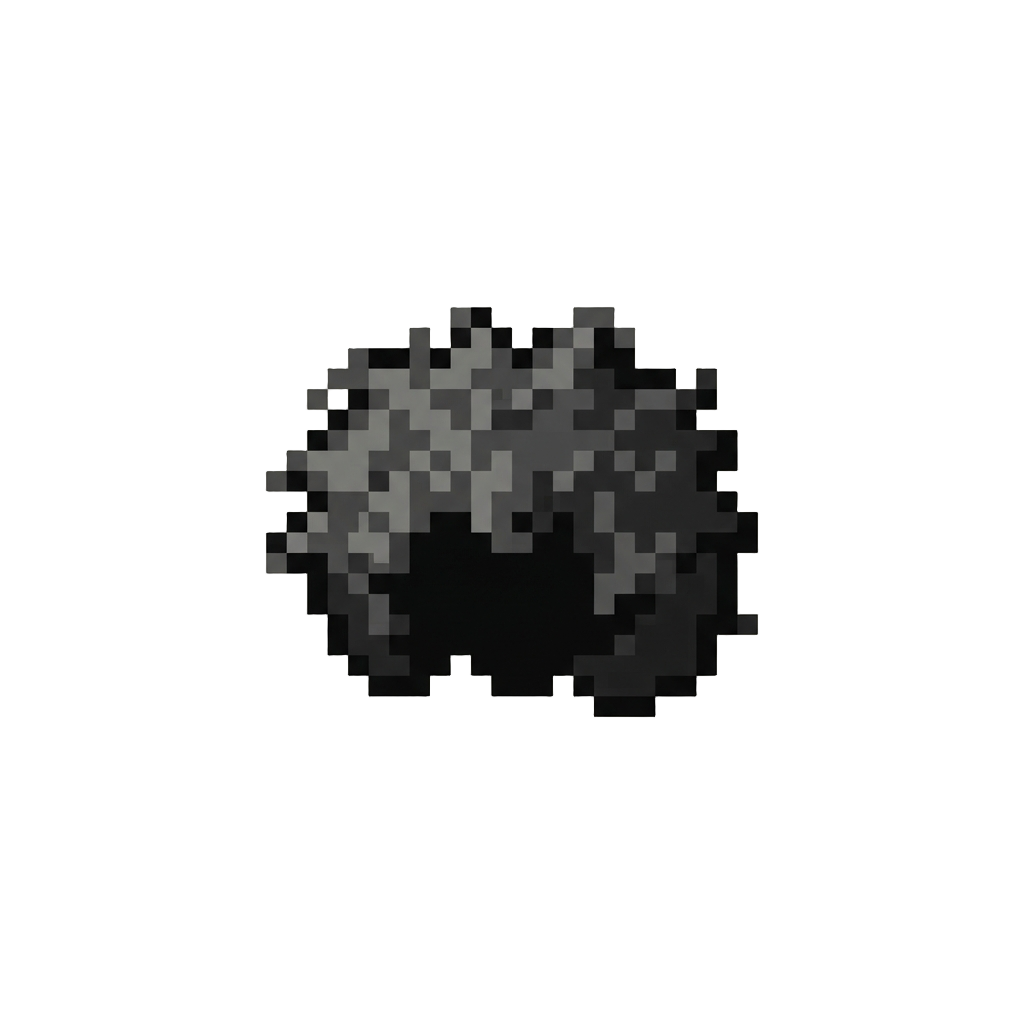 A Tiny Puff of Soot and Frizzy Afro Hair