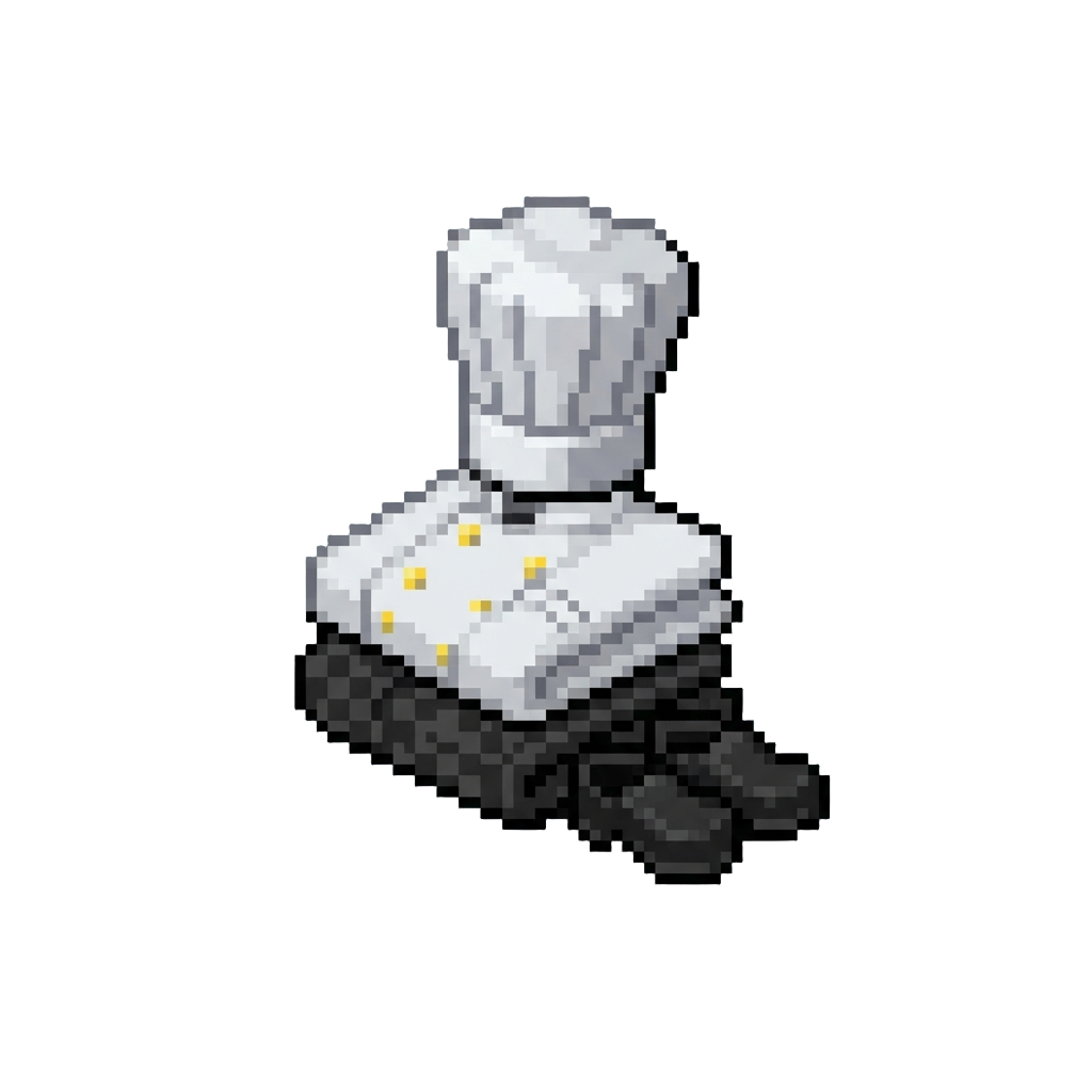 A Chef Outfit Complete with a Giant Tall Hat