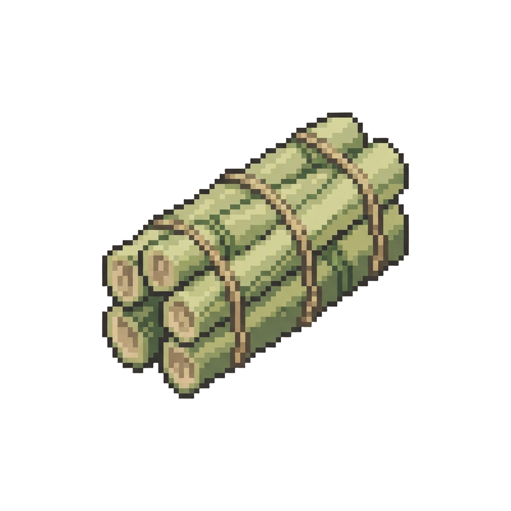 A Thick Bamboo Bundle