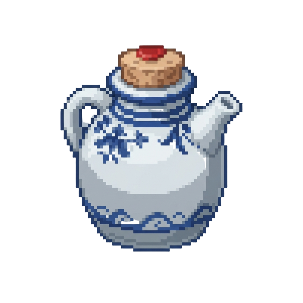A Porcelain Sake Jar