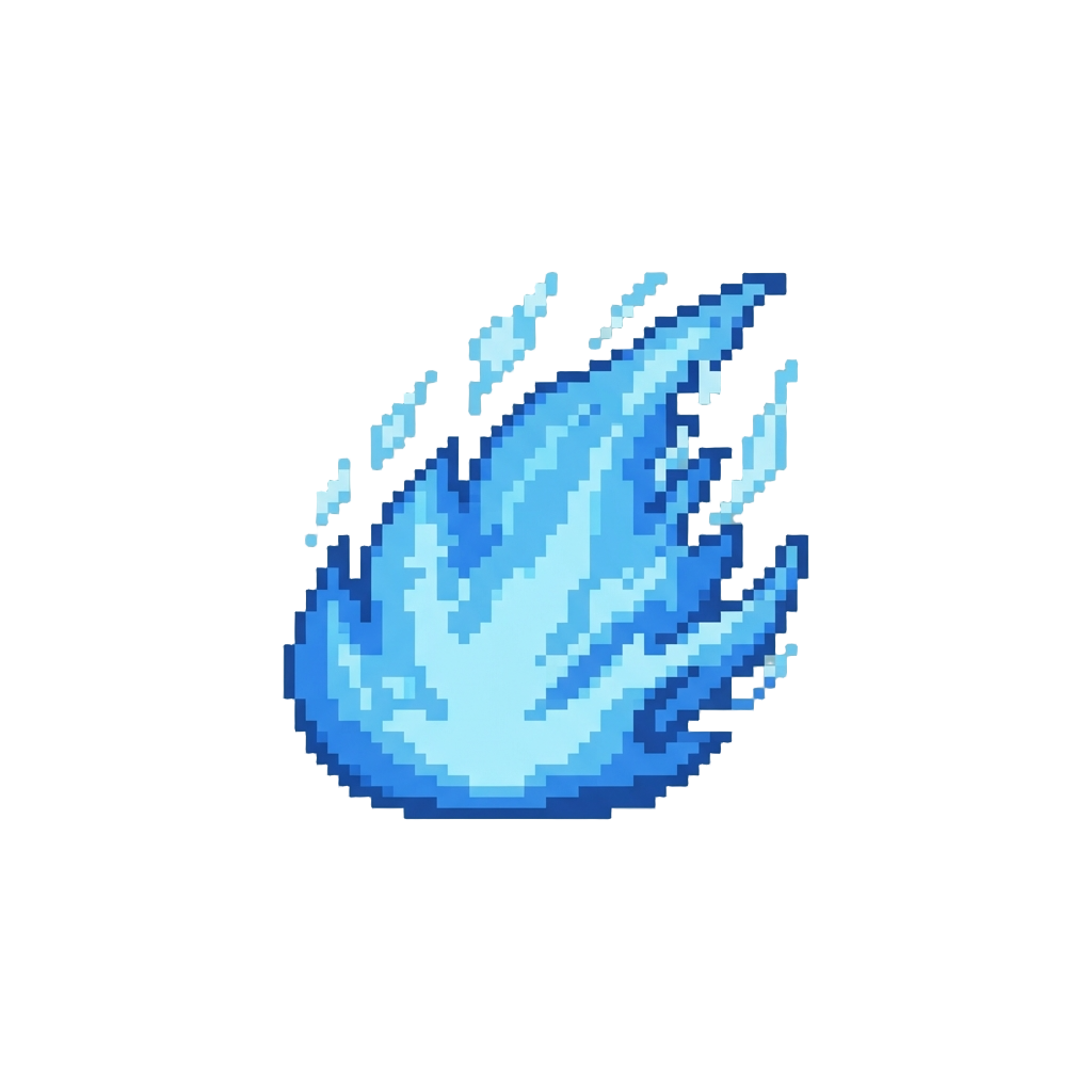 A Surging Blue Super Aura