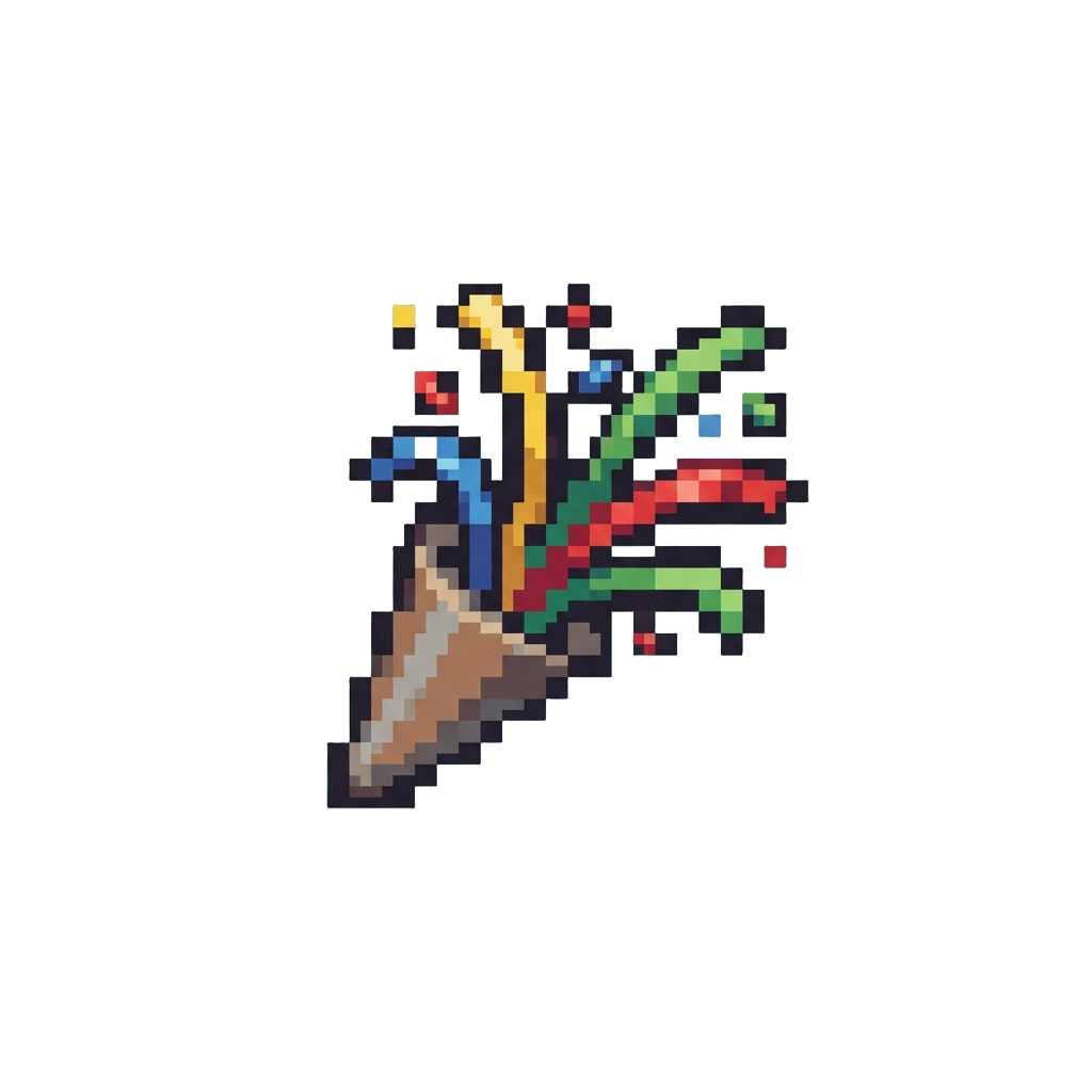 A Tiny Pop of Party Streamers