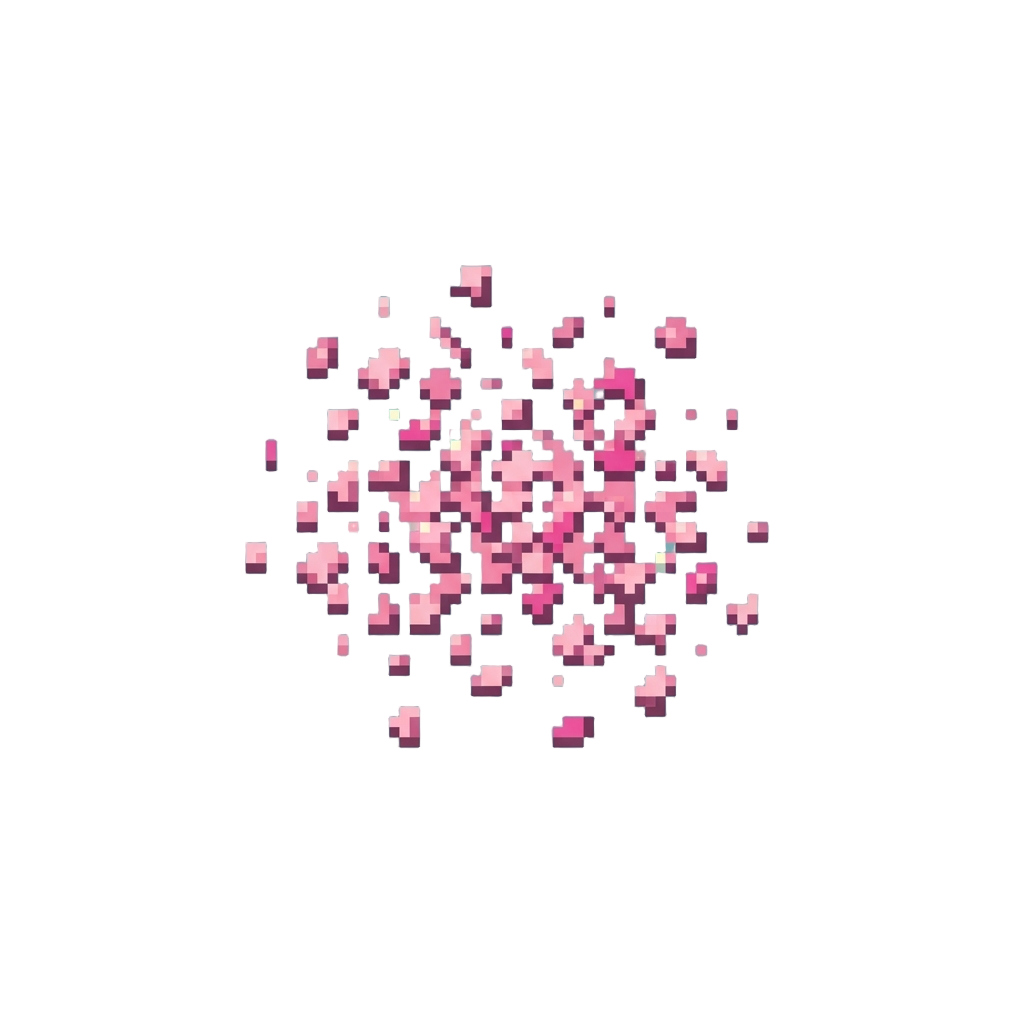 A Tiny Cloud of Pink Confetti