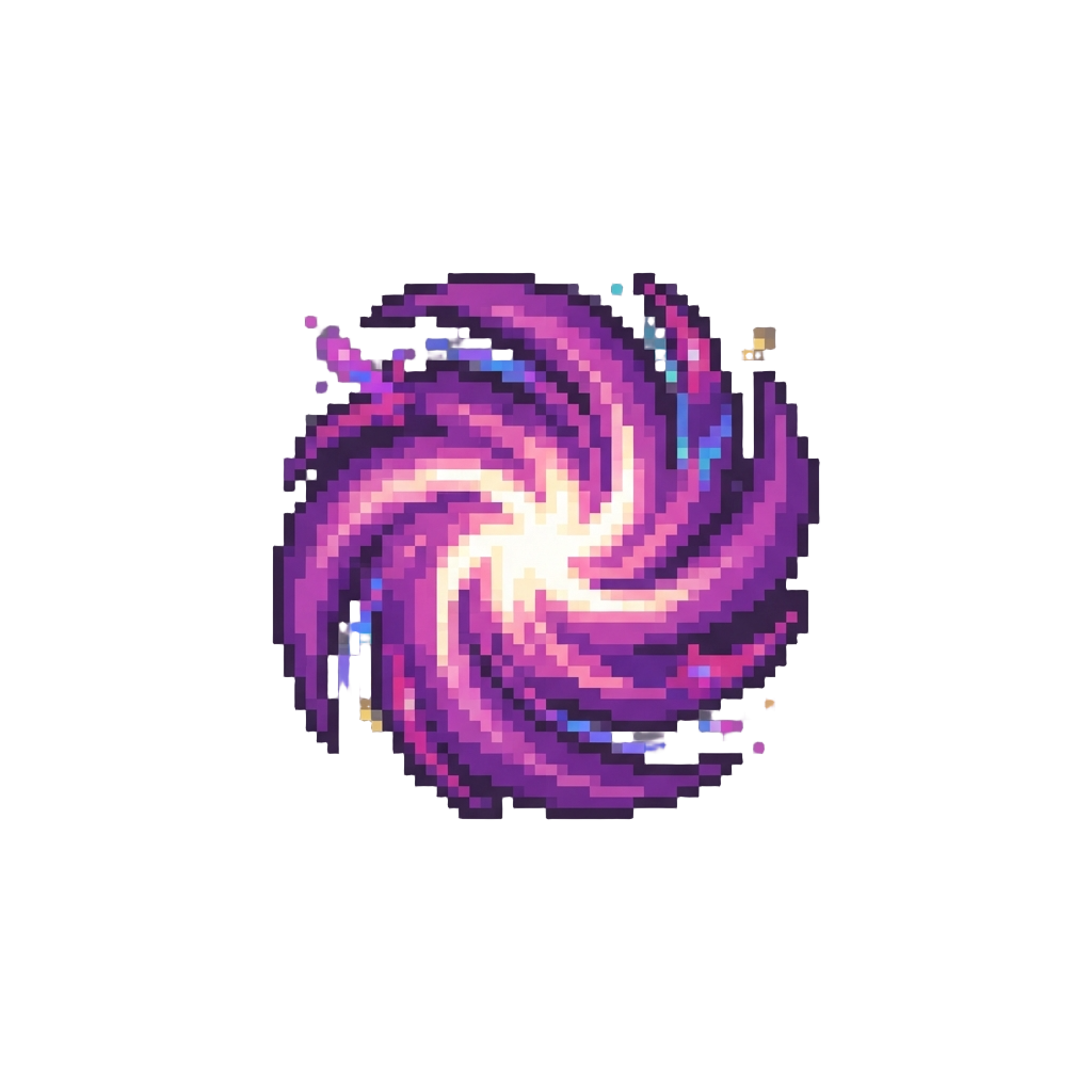 A Cosmic Purple Shockwave Burst