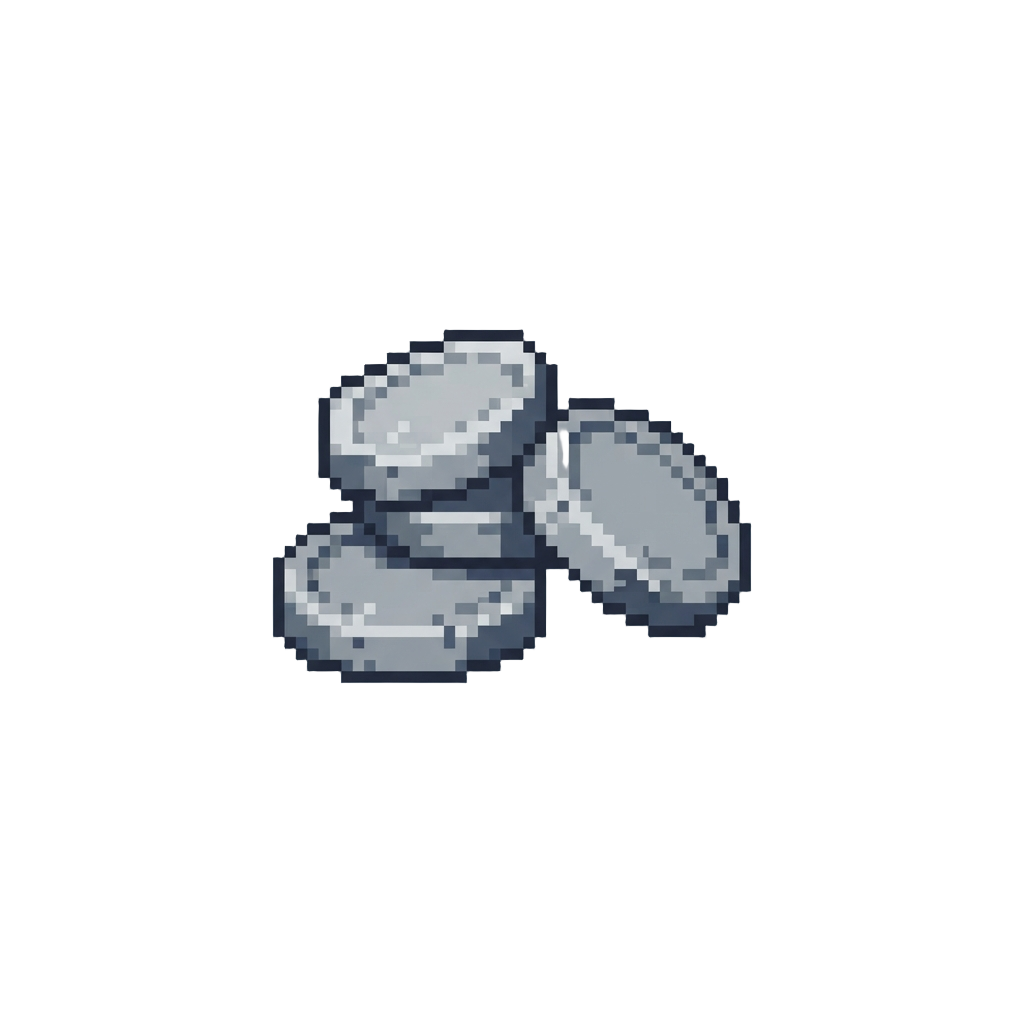 A Small Stack of Silver Coins