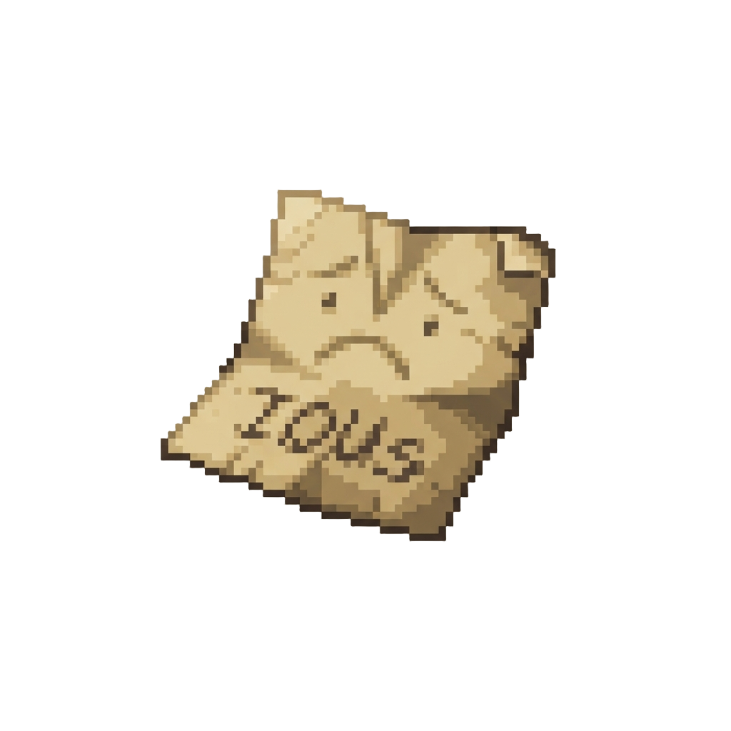 A Tiny Sad Paper Ious Note
