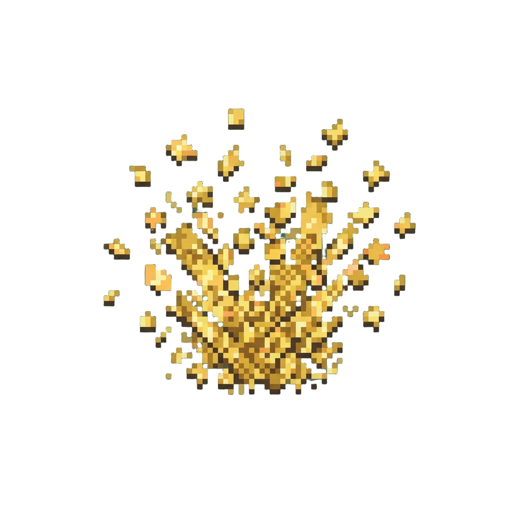 A Sudden Blast of Golden Foil Confetti