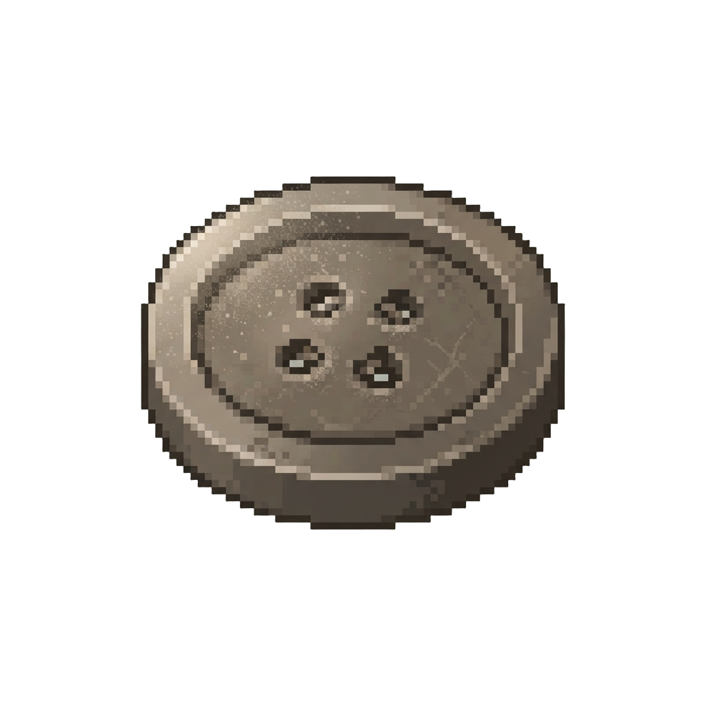 A Single Dusty Button