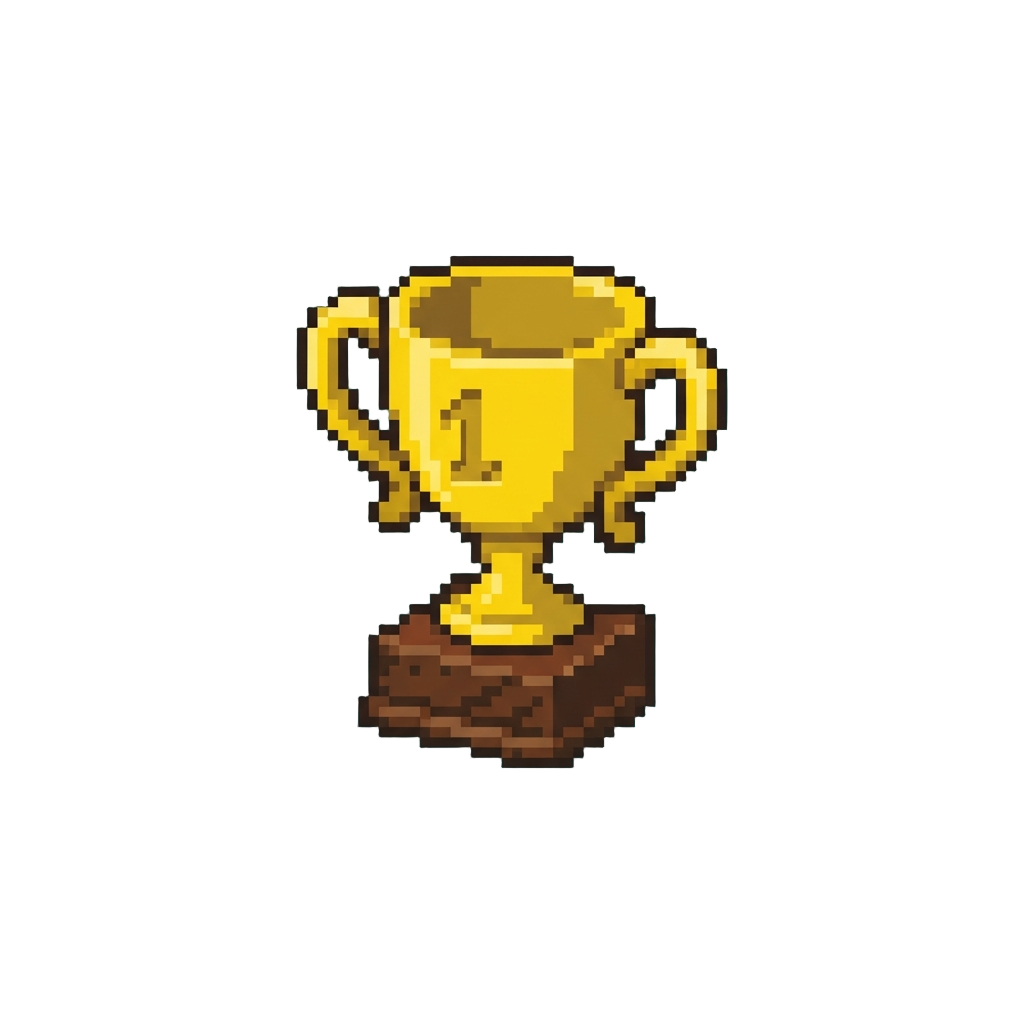 A Cute Mini Trophy Token