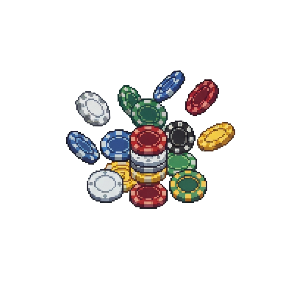 A Colorful Explosion of Casino Tokens