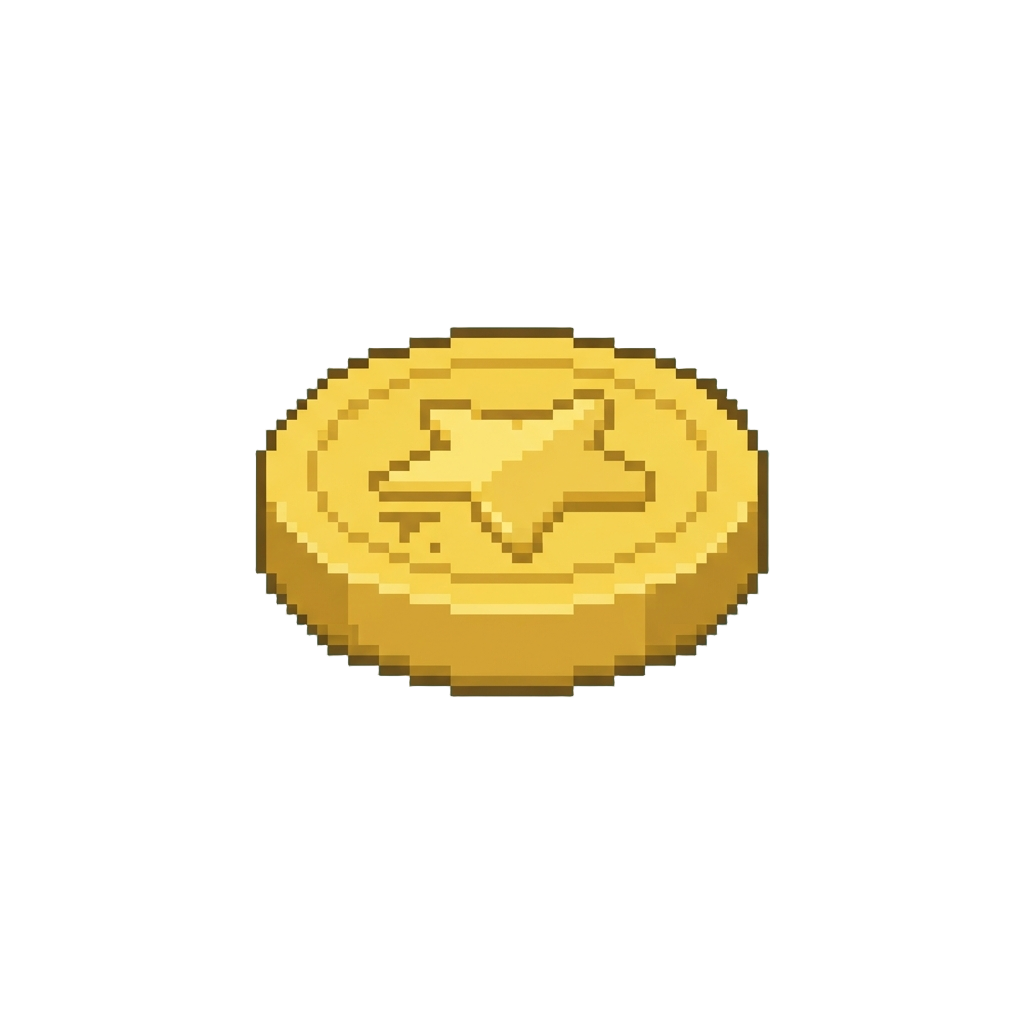 A Lonely Plastic Coin Token