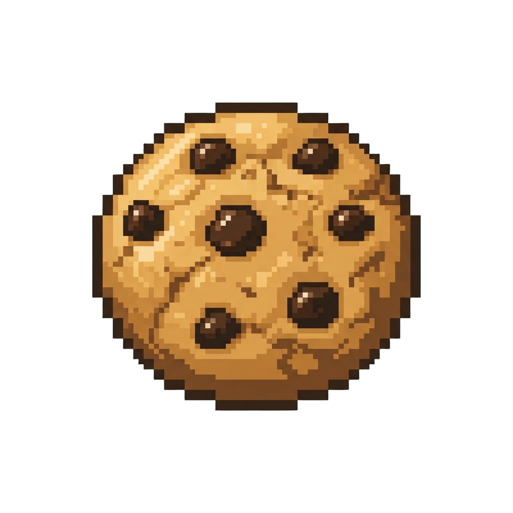 Whole Shiny Chocolate Chip Cookies
