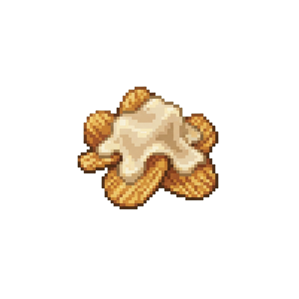 Savory Potato Chips and Melted Marshmallow