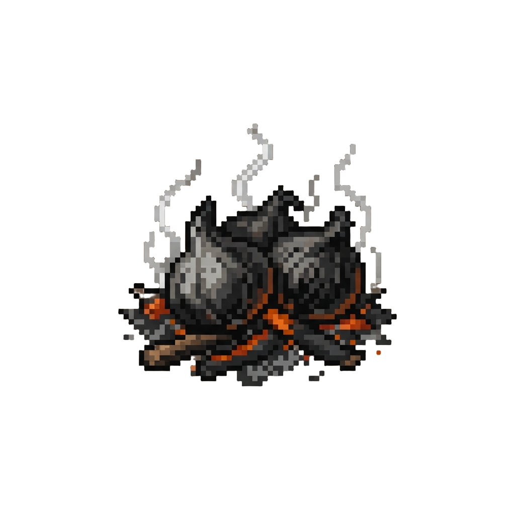 Charred Onions and Smoking Ash Embers