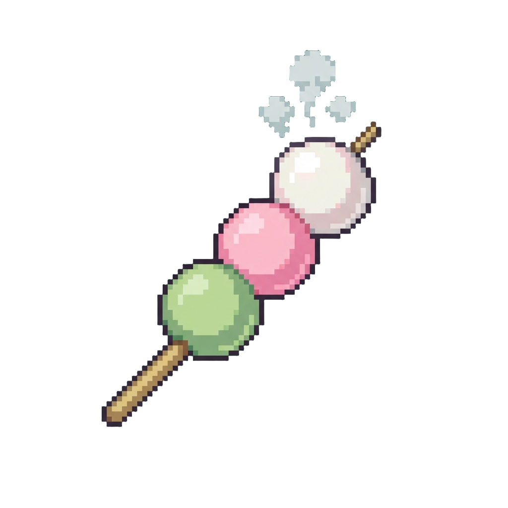 A Steaming Hot Dango Skewer