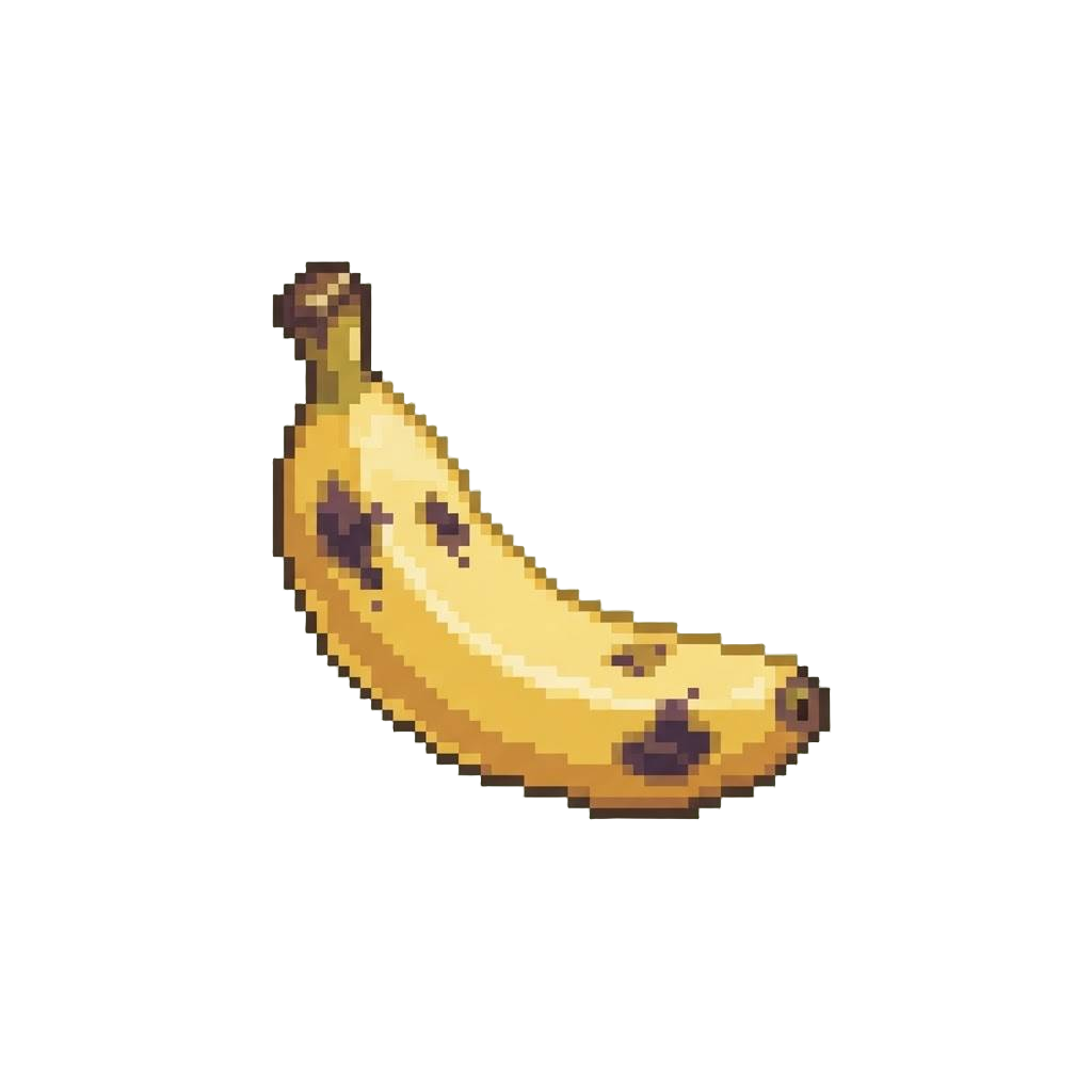 A Squeaky Bruised Toy Banana
