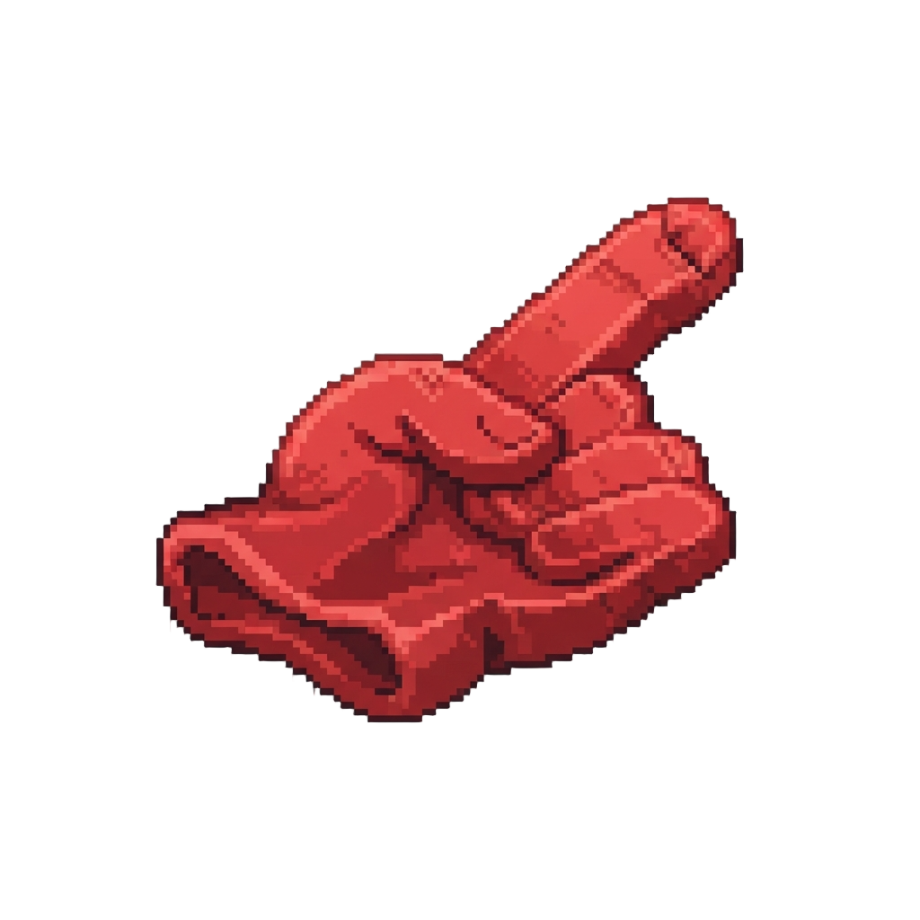 A Deflated Foam Finger