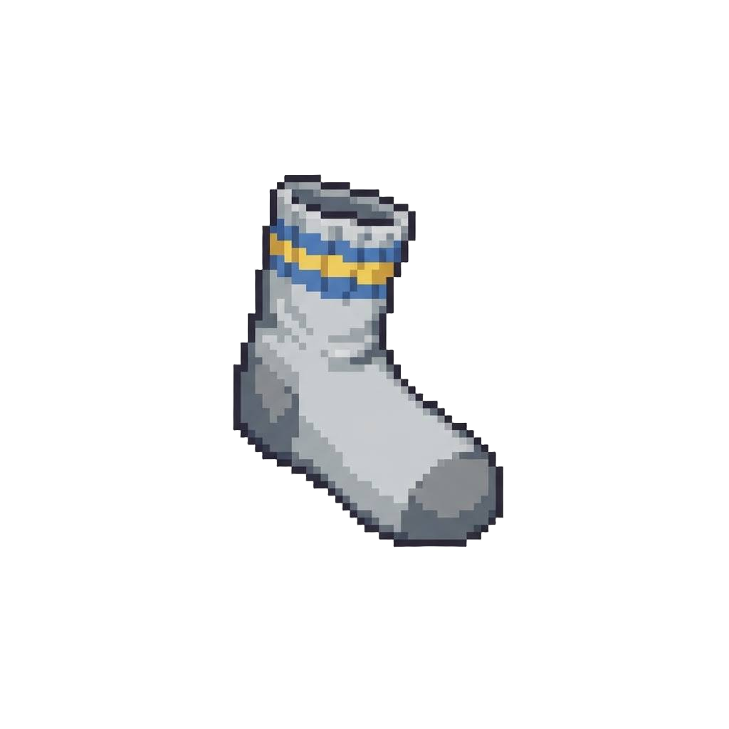 A Lone Mismatched Gym Sock