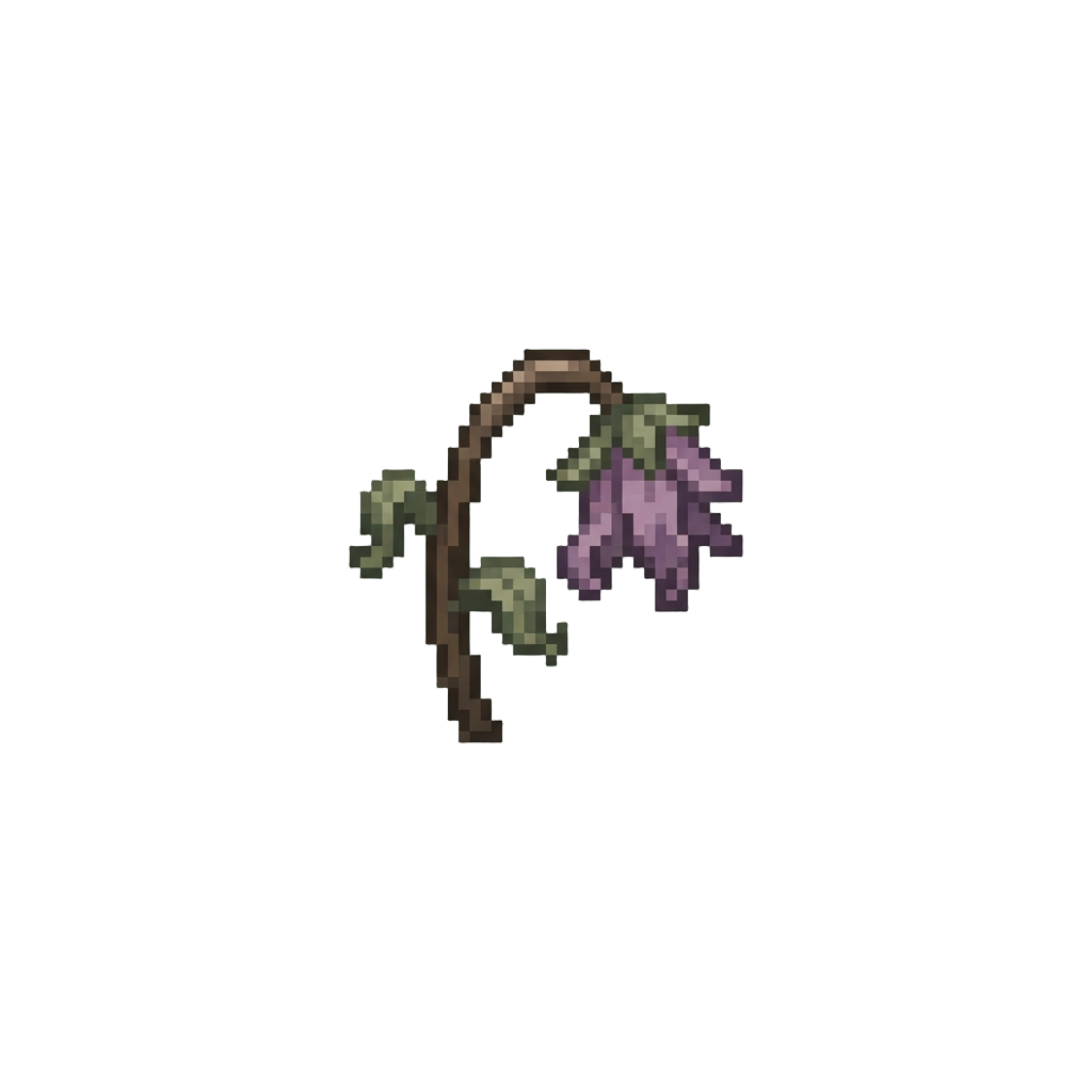 A Tiny Sad Wilted Flower
