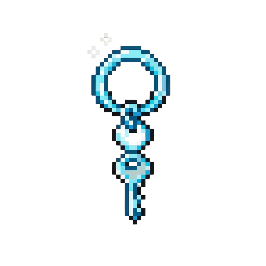 A Sparkling Novelty Keychain