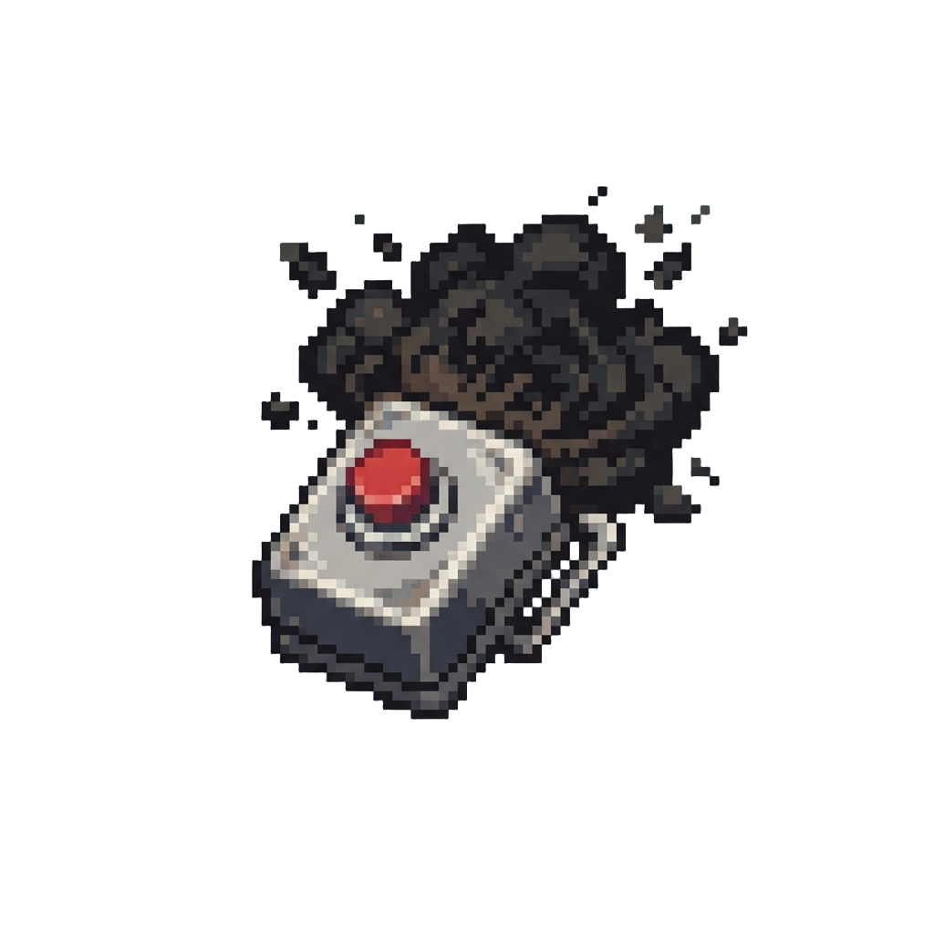 A Giant Prank Buzzer Exploding in Soot
