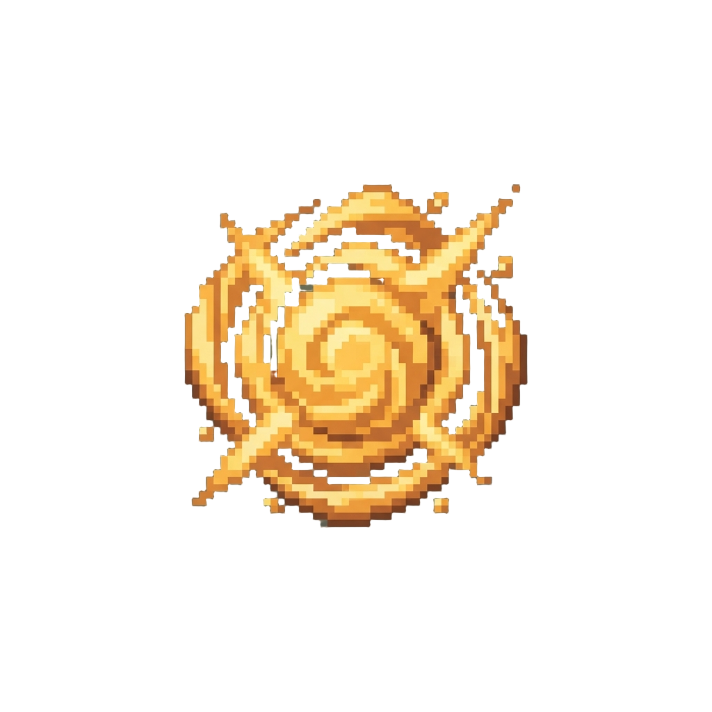 Radiant Golden Shockwave Aura