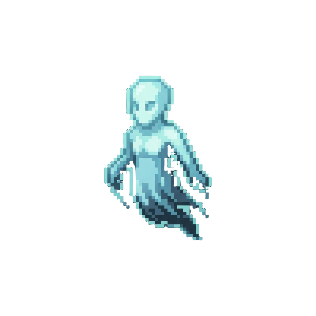 A Pale Glowing Phantom Figure