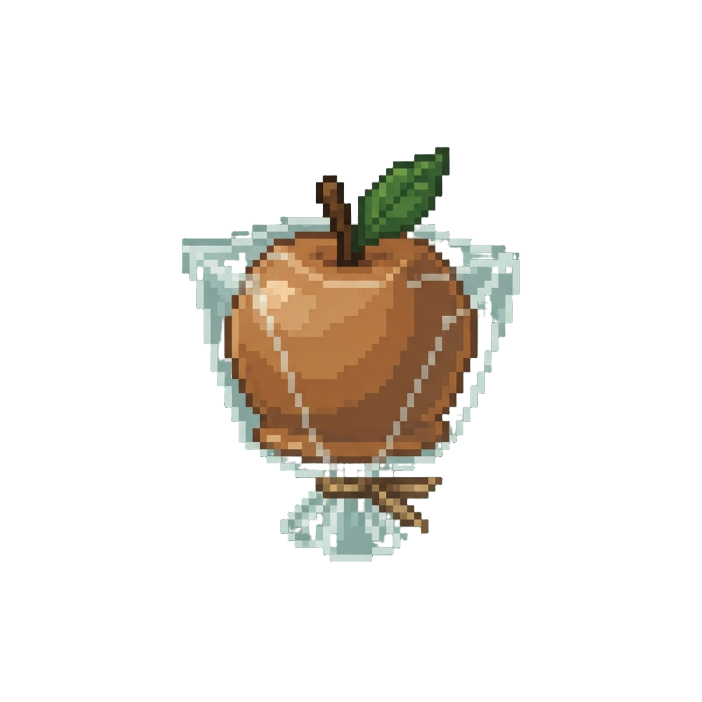 A Wrapped Caramel Apple