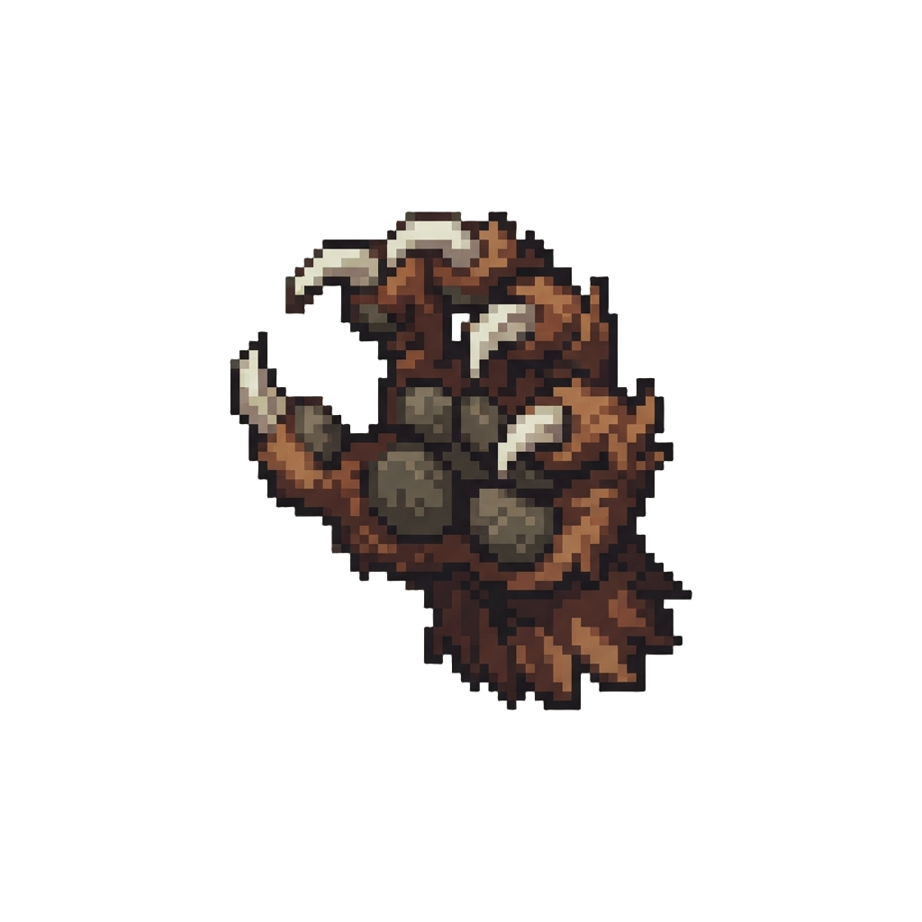 A Sharp Clawed Werewolf Hand