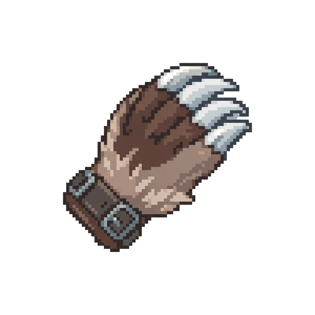 A Giant Furry Werewolf Claw