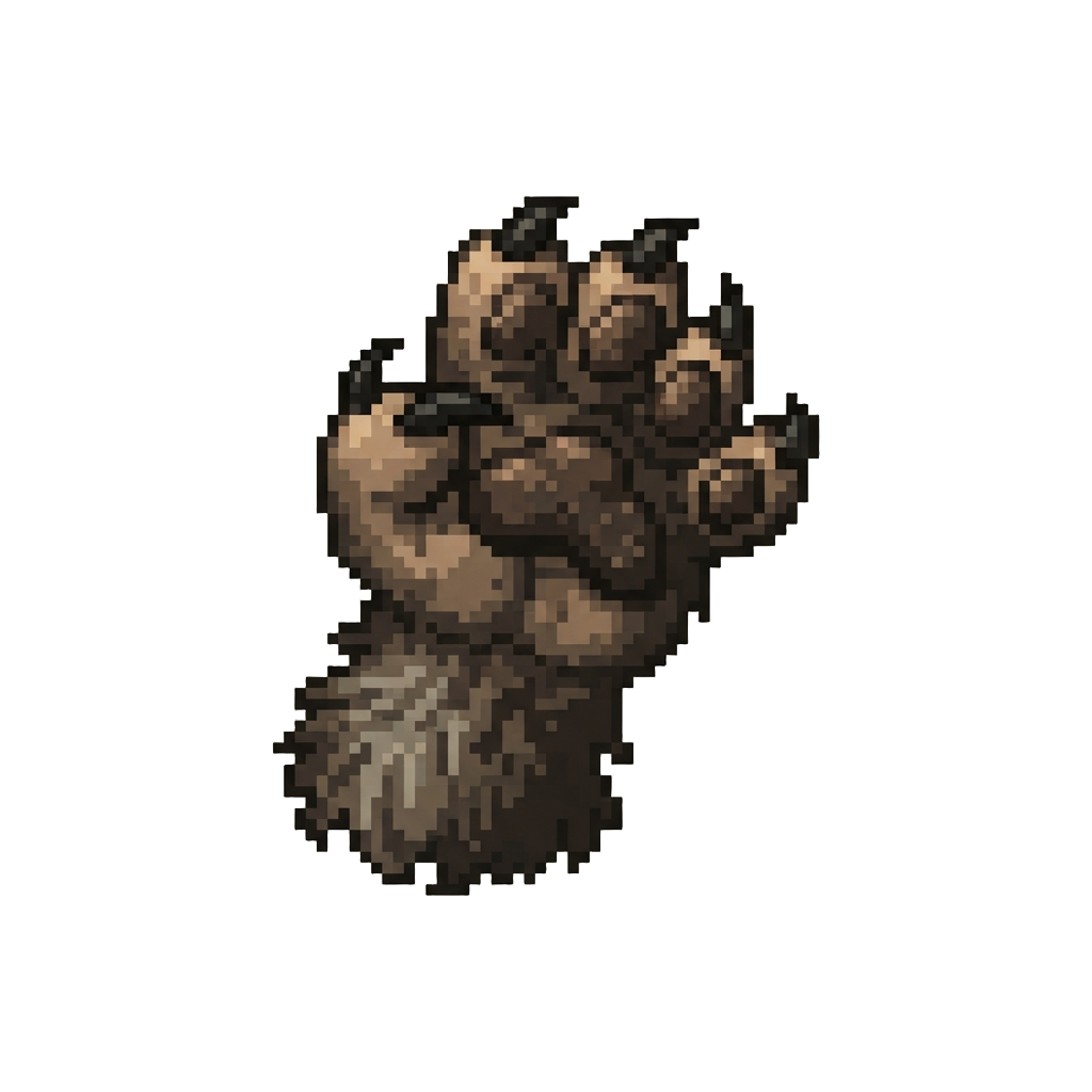 A Massive Hairy Werewolf Paw